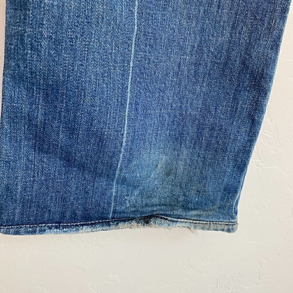 7 For All Mankind Blue Bootcut Jeans - Picture 7 of 9